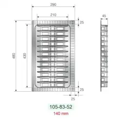 Mesan Antasit Gri 29 cm Traybond Tabaklık (105-83-52-309) - 5