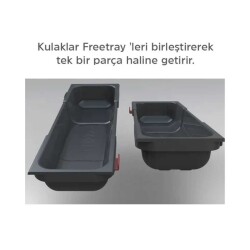 Mesan Free Tray Küçük Modüler Kaşıklık Antrasit Gri (105-81-13-309) - 4