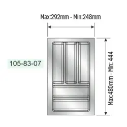 Mesan Traybond Beyaz Kaşıklık 292mm (105-83-07-302) - 2