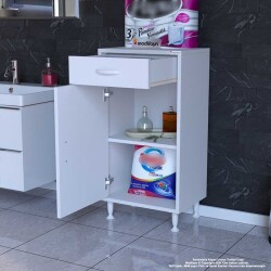 Modilayn Emir 35lik Kapaklı Ve Çekmeceli Çok Amaçlı Banyo & Mutfak Dolabı - 2