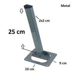 Sese Metal Sofra Ayağı 25cm Metal Yer Sofrası Ayağı 1 Adet (EA378) - 1