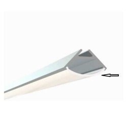 Sese Model-03 Led Kanala Ait Plastik Üst Kapak Beyaz 1 Metre - 1