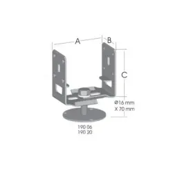 SeseAyarlıPerguleAyak(PRG100) - 2