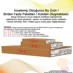 SİLVA LOYA 59,6 x194,6 x56cm Tek Kapaklı Mutfak Gereçleri Düzenleyici Çok Amaçlı Dolap (8M_17) - 6