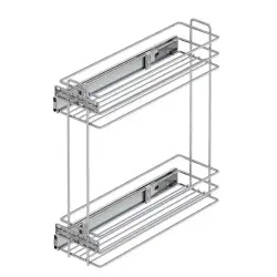 Starax 2213 Yandan Teleskopik Raylı Şişelik Krom Modül 20cm (S-2213-C) - 2