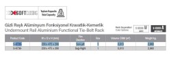 Starax Gizli Raylı Alüminyum Fonksiyonel Kravatlık-Kemerlik (S-6726-A) - 3