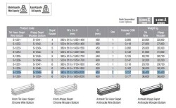 Starax Tel Tabanlı 6 Sepetli 45cm Raylı İkiz Kiler Sistemi (S-1229-C) - 3