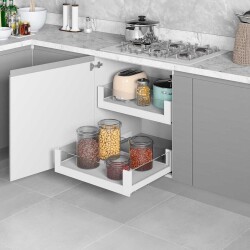 Starax70cmBağımsızÇiftAçılımPremiumGizliRaylıÇekmece(S-2337-P-W) - 1