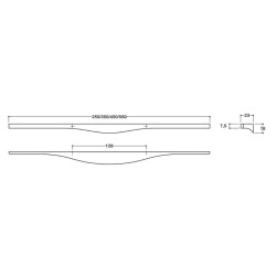 System 128mm 35cm Krom Kulp Seri Sonu (SY8268 0350 CR) - 2