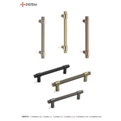 System 9721 Çekme Kapı Kolu Gold Renk 190mm (PH9721 0190 GL-GL) - 3