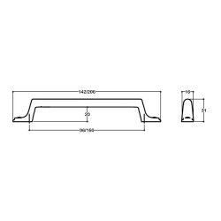 System Antik Renk 96mm Kulp Seri Sonu (SY4583 0096 AVM) - 2