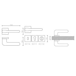 System Atlas Kapı Kolu Füme Renk (HA170RO11 BBN) - 2