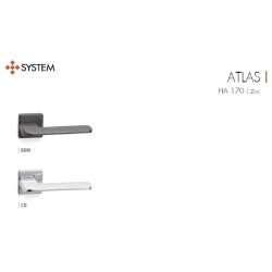 System Atlas Kapı Kolu Füme Renk (HA170RO11 BBN) - 3