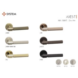 System Axes-T Kapı Kolu Antik Sarı Renk (HA188TRO12 ABM) - 3