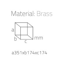 System Banyo Çöp Kovası 3 Lt Krom Renk 332X175X175 mm (BA4014 031 CR-CR) - 2