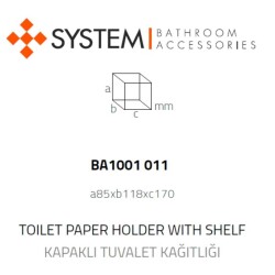 System Bowline Kapaklı Tuvalet Kağıtlığı Krom Renk (BA1001 011 CR) - 2