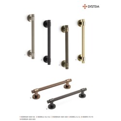 System Çekme Kapı Kolu Gold Renk 250mm (PH9630 0250 GL-GL-GL) - 2