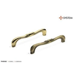 System Çekme Kapı Kolu Gold/Altın Renk 280mm (PH9560 0280 GL) - 3