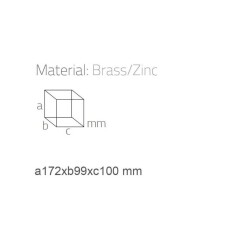 System Dorado Duvara Monte Diş Fırçalık Krom (BA1020 007 CR-C1) - 2