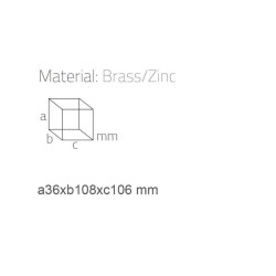 System Dorado Sabunluk Duvara Monte Krom Renk (BA1020 008 CR-C1) - 2