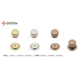 System Düğme Mobilya Kulbu Gold Renk 32mm (SY1412 0032 GL) - 3