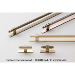 System Düğme Mobilya Kulbu Gold Renk 8mm Kulp (SY8772 0008 GL-GL) - 3