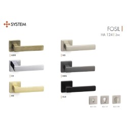 System Fosil Kapı Kolu Antik Sarı (HA124RO11 ABM) - 2