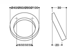 System Halka Mobilya Kulbu Altın/Gold Renk 60mm Kulp (SY6530 0060 GL) - 3