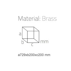 System Hareketli Wc Set Krom 730X200X200 Mm (BA4009 050 CR) - 2