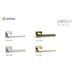 System Larissa Kapı Kolu Gold/Beyaz (HA100RO11 GL-GL/AL7) - 2