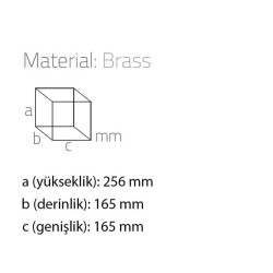 System Masaüstü Kağıt Havluluk Mermer Deseni/Siyah (BA4017 053 R3-AL6) - 2