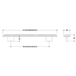 System Mobilya Kulbu Antik Renk 96mm Kulp (SY9000 0096 ABM) - 2