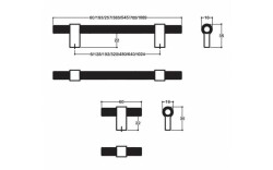 System Mobilya Kulbu Gold Renk 192mm Kulp (SY8774 0192 GL-GL) - 3