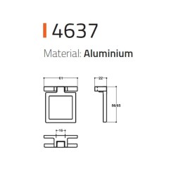 System Mobilya Kulbu Halka Siyah 16mm Kulp (SY4637 0047 AL6-AL6) - 3