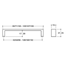 System Mobilya Kulbu Krom 128mm Kulp (SY6250 0128 CR) - 3