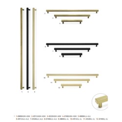 System Mobilya Kulbu Siyah Renk 160mm Kulp (SY8800 0160 AL6-AL6) - 4