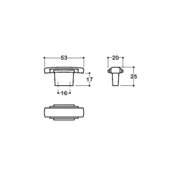 System Mobilya Kulpu Antik Renk 16mm Kulp (SY4215 0016 ABM) - 2