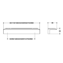 System Mobilya Kulpu Rose Renk 512mm Kulp Özel Üretim (SY9064 0512 RS) - 3