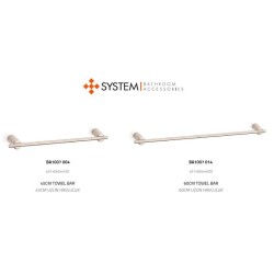 System Pro-Tech Uzun Havluluk Saten Renk 45cm (BA1007 004 NBM) - 2