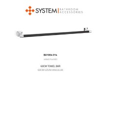 System Pruva Krom Siyah 60cm Uzun Havluluk (BA1004 014 CR-AL6) - 2