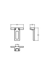 System Sallantılı Kulp 16mm Altın Gold Renk Seri Sonu (SY4633 0024 GL-GL) - 2