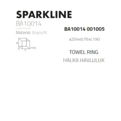 System Sparkline Halka Havluluk Gold Renk (BA1014 005 GL) - 2