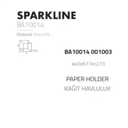 System Sparkline Kağıt Havluluk Gold Renk (BA1014 003 GL) - 2