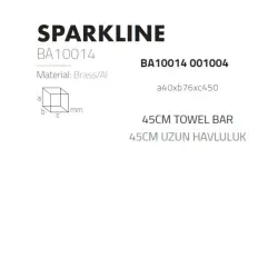 System Sparkline Uzun Havluluk Altın Renk 45cm (BA1014 004 GL) - 2