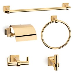 System Stepline İkili Tuvalet Kağıtlığı Gold Renk 44X76X266 Mm (BA1000 013 GL) - 3