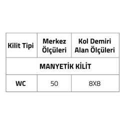 System Sürgü Kapı Kilidi Entegre Çekme Saplı Gold/Altın (LC200LT03 GL) - 3