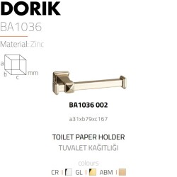 SystemDorikTuvaletKağıtlığıGoldRenk(BA1036002GL) - 2