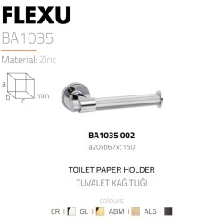 SystemFlexuTuvaletKağıtlığıKromRenk(BA1035002CR) - 2