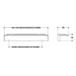 SystemMobilyaKulbuAntikRenk960mmKulp(SY90640960ABM) - 2