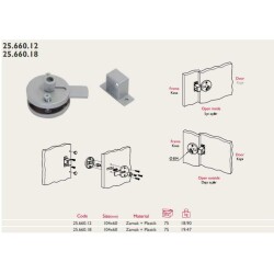 Tempo Kabin Kilidi Sürgülü Metalik 12mm (25.660.1012) - 3